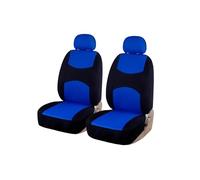 GALSOR Fundas Universales para Asientos De Coche Camión SUV Furgoneta 2 Plazas Protector Delantero Par Poliéster Fundas Asientos Coche(Blue 2 Pieces)