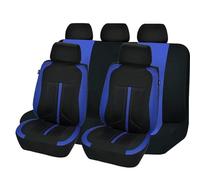 GALSOR para La Mayoría De Los Coches, SUV, Camiones, Furgonetas, 4 Uds./9 ., Juego Fundas para Asientos Coche, Protector Cojín Fundas Asientos Coche(5 Seat Blue)