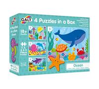 Galt Toys- 4 Puzzles in a Box - Ocean (James Galt 1)