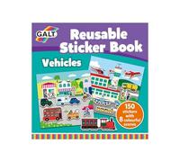 Galt Toys, Reusable Sticker Book - Vehicles, Sticker Books, Ages 3 Years Plus