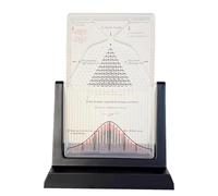 Galton Board - Modelo de demostración de física, herramienta de enseñanza de ley estadística de curva de campana para laboratorios de aula y alivio del estrés