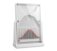 Galton Board - Modelo matemático para distribución normal con 2800 cuentas de metal, ayuda de enseñanza de probabilidad para educadores y estudiantes