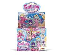 Galupy Mermaid, 20 Figuras de Juguete para niñas, 20 Unicornios con Cola de Sirena, Figuras coleccionables, Caja de 20 cofres Individuales