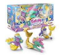 Galupy Mermaid Set de 3 Unicornios Sirena para Niñas, Figuras de Unicornio Coleccionable, 3 Unicornios Especiales, Juguetes para niñas