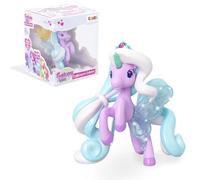 Galupy Rainbow Unicorn con Alas - Figura Coleccionable con Cristal
