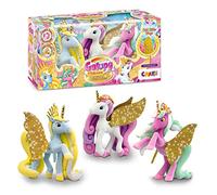Galupy Unicorn Set de 3 Unicornios para Niñas, Figuras de Unicornio Coleccionable, 3 Unicornios Especiales, Juguetes niños 3 años