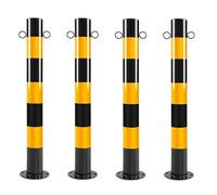 Galva - Disuadidor de seguridad de control de tráfico de acero con pernos, barrera de carretera para mayor seguridad y gestión del tráfico