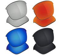 Galvanic 4 pares de lentes polarizadas de repuesto para Oakley Flak Jacket Pack P03