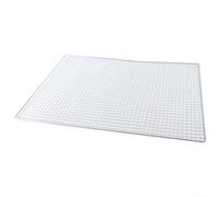Galvanized Iron BBQ Mesh Grill Grate for Outdoor(3.4 Frame 60x40cm) | Galvanized iron material, rust resistant, crossed wire design, stable food holding, outdoor durable