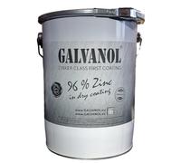 GALVANOL Pintura zinc para hierro y galvanizados/Galvanizado/pintura galvánica. Proteccion catodica de ultra larga duración para hierro, Certificados ISO de corrosividad /10 KG.