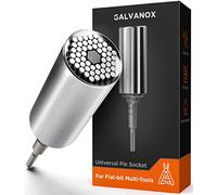 Galvanox Adaptador de enchufe universal compatible con sistema de brocas planas Leatherman, Skeletool, Surge, MUT, Wave Plus y Signal Multitool Set (accesorios multiherramienta)