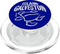 Galveston Island Texas Souvenir, Sea Turtle, Aquatic Beaches PopSockets PopGrip para MagSafe