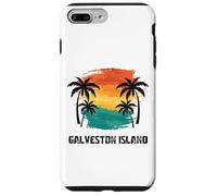 Galveston Island Travel, Texas USA Vacaciones turísticas de verano Carcasa para iPhone 7 Plus/8 Plus