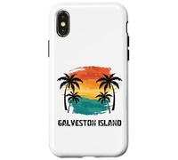 Galveston Island Travel, Texas USA Vacaciones turísticas de verano Carcasa para iPhone X/XS
