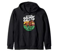 Galway Irish Horse Race Irlanda Galope Sudadera con Capucha