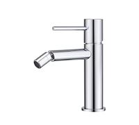 GALYON IMEX Grifo de Bidé Monomando Serie Monza - Grifo de Cuerpo de Latón con Cartucho Cerámico Ø26 mm TOP, Conexión Flexos 3/8”, Diseño Compacto para Baños Modernos (Cromado)