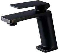 GALYON IMEX - Grifo de lavabo Monomando - griferia de baño para lavamanos - BDF016-1NG (NEGRO MATE)