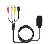Gam3Gear Cable de S Video AV Video Audio Cable para Nintendo SNES N64 Gamecube PAL