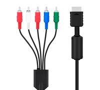 Gam3Gear Mcbazel Cable AV de Componente HD para PS2/PS3 - Salida de Video y Audio en Alta Definición Y/Pb/Pr, Solo Compatible con Puertos de Video Componente (No para Dispositivos de Entrada AV)