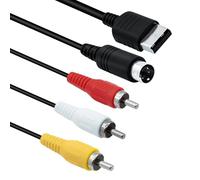 Gam3Gear S AV S-Video Cable de audio RCA de video para Sega Dreamcast