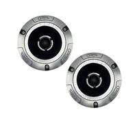 GAMA AUTOPARTS Super Bullet Tweeter en marco de aluminio plateado de 3 pulgadas y diafragma de 300 vatios máximo 60 W RMS 4 ohmios integrado (2)