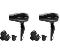 Gama Italy Professional Diamond - Secador de pelo, temperatura regulable 150-230 C, 2300 W (Paquete de 2)