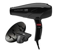 GA.MA Italy Professional, Pluma 5500 Oxy-Active Hair Dryer, Secador de Pelo Profesional con Motor Italiano AC de 2400 W, System C y tecnologías Oxy-Active para un Pelo brillante, Color Negro