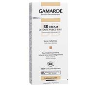GAMARDE BB Cream Crema Color 4 en 1 para Piel Clara y Oscura 40 g. Crema Hidratante Facial con Aceite de Argán. Corrector de Imperfecciones No Graso, Ilumina, Unifica el Tono y Protege.