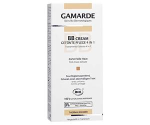 GAMARDE BB Cream Crema Color 4 en 1 para Piel Clara y Oscura 40 g. Crema Hidratante Facial con Aceite de Argán. Corrector de Imperfecciones No Graso, Ilumina, Unifica el Tono y Protege.