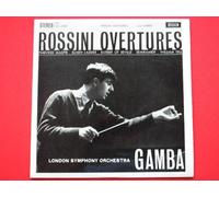 Gamba Rossini Overtures LP Decca SXL2266 EX/EX 1960s