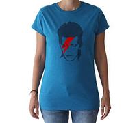 GAMBA TARONJA Bowie - Camiseta - Chica - David Bowie - Aladdin Sane