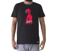 GAMBA TARONJA Let´S Play - Camiseta 100% ECOLÓGICA EL Juego del Calamar (M)