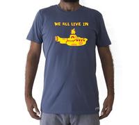 GAMBA TARONJA We All Live IN - Yellow Submarine - Camiseta ORGÁNICA (M)