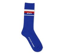 GAMBEA Calcetines Atlético de Madrid Azul 1986. Calcetines Atlético de Madrid. Producto Oficial Tallas 41-46 y 36-40. Caña media. Talla 41-46
