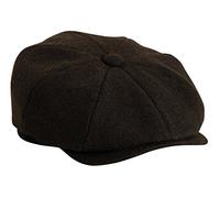 Gamble & Gunn Shelby - Gorro estilo de la serie de TV de Peaky Blinders con botón en la parte superior, color negro negro negro 57cm