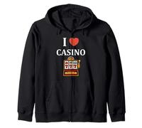 Gambling Win Jackpot Luck Gambler i Love Casino Sudadera con Capucha