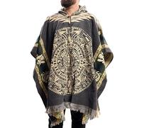 Gamboa Premium Alpaca Poncho Mexicano Hombre Manta Polar Abrigo Otoño Invierno Hecho en Ecuador