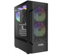 GAMDIAS CASE MID TOWER AURA GC7 ARGB TG 3 x 120 mm FAN ARGB Filtro magnético M