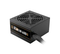GAMDIAS Helios M1-650B (EU) Fuente de Alimentación PC Gaming ATX No Modular, Certificación 80 Plus Bronze, Ventilador PWM Silencioso de 120 mm, 85% de eficiencia, Cable Plano, Negro