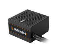 GAMDIAS Helios M2-850B (EU) Fuente de Alimentación No Modular para Carcasa ATX de PC, 850W, 80 Plus Silver, Lista para ATX 3.1 y PCIe Gen 5.1, Diseño DC a DC, Protección Pesada, Cables Planos, Negro