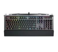 GAMDIAS Hermes P2 Black Teclado mecánico USB para Gaming 104 Switches Azul Keyboard Retroiluminado RGB Layout UK