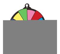 Game Awards Wheel - Rueda giratoria para premios | Ruleta giratoria de mesa con gran apoyo | Base giratoria multifuncional para celebraciones Eventos comerciales Exposición Feria