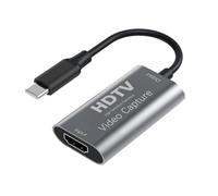 Game Capture Device - Tarjeta de Captura de Video 4K, grabadora USB C portátil, Ligera, Plug-and-Play confiable, sin demora | Tarjeta de grabación de Video de transmisión en Segura para