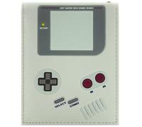 Game Clásico Boy Estilo de Videojuego Retro Original Billetera/Cartera Bifold Soporte de ID & Tarjetas, Gris