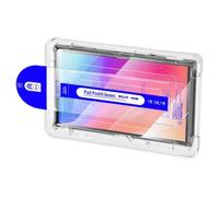 Game Console Screen Protector, Tempered Glass Film Cover, 16x22cm/6.3x8.66 Inches Scratch-Resistant Anti-Fingerprint Layer, Bubble- Auto Alignment for Handheld, Home, Travel