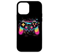 Game Controller Retrowave Look Game Art Carcasa para iPhone 12 Mini