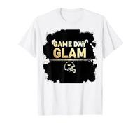 Game Day Glam Royalty - Aficionado al fútbol Americano Camiseta, Hombre, Blanco, 4XL