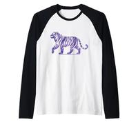 Game Day Tigers Mascota, Unisex School Spirit, Sports Cool Camiseta Manga Raglan