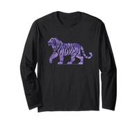 Game Day Tigers Mascota, Unisex School Spirit, Sports Cool Manga Larga