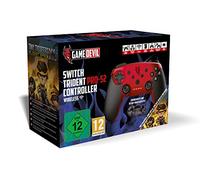 Game Devil - Trident Pro-S2 Wireless Controller, Color Rojo (Nintendo Switch)